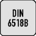 Kwartrondprofielfrees DIN 6518 B type N radius 5 mm nominale-d. 16 mm HSS-Co DIN