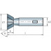Hoekfrees DIN 1833 C type N D.16mm 45graden HSS-Co snedeaantal 10 MAYKESTAG Hoekfrees DIN 1833 C type N D.16mm 45graden HSS-Co snedeaantal 10 MAYKESTAG