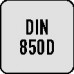 Sleuffrees DIN 850 D type N D.4,5 mm HSS-Co snedeaantal 6 L.1 mm MAYKESTAG