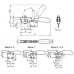 Horizontale spanner nr. 6832 maat 1 verticale voet AMF