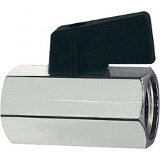 Minikogelkraan 13,16 mm G 1/4 inch binnen-/binnenschroefdraad RIEGLER