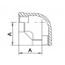 Schroefdraadfitting 90° ID NPS=1/2inch 301 SPRINGER