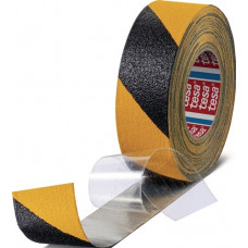 Antisliptape extreem flexibel 60955 zwart/geel lengte 18m, breedte 50mm TESA