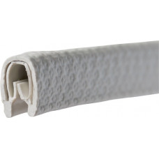 Hoekbescherming klembereik 1-2 mm lengte 10 m breedte 6,5 mm hoogte 9,5 mm wit-g