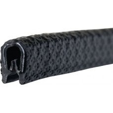 Hoekbescherming klembereik 3-6 mm lengte 10 m breedte 12 mm hoogte 17,5 mm zwart