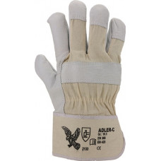 Handschoen Adler-C maat 10,5 naturelle kleuren PSA-categorie II ASATEX