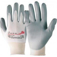 Handschoen Camapur Comfort 619 maat 10 wit/grijs EN 388 PSA-categorie II polyami