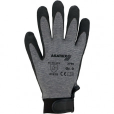 Handschoen maat 10 grijs EN 388 PSA-categorie II katoen/elastan ASATEX