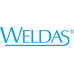 Handbescherming rundsplitleer met glasvezel WELDAS