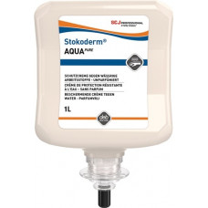 Huidbeschermingscrème Stokoderm® Aqua PURE 1 l ongeparfumeerd wit patroon STOKO