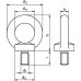 Ringschroef DIN 580 schroefdraad M6 staal C15 elektrolytisch verzinkt