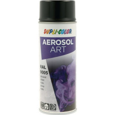 Kleurlakspray AEROSOL art diepzwart glänzend RAL 9005 400 ml spuitbus DUPLI-COLO