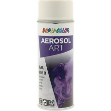 Kleurlakspray AEROSOL art zuiver wit glänzend RAL 9010 400 ml spuitbus DUPLI-COL