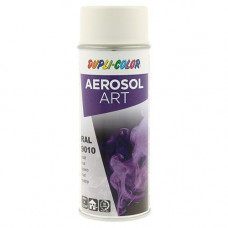 Kleurlakspray AEROSOL art zuiver wit mat RAL 9010 400 ml spuitbus DUPLI-COLOR
