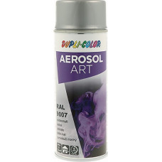 Kleurlakspray AEROSOL art grijs aluminium zijdemat RAL 9007 400ml spuitbus DUPL