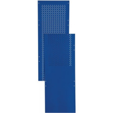 Zijwand van gatenplaat LOGS 80 H2000xB390mm blauw RAL 5022 LOGS