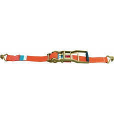 Sjorband DIN EN 12195-2 lengte 10 m breedte 50 mm met ratel met lange hendel + p