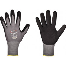 Handschoen OPTIMATE maat 11 grijs/zwart EN 420/EN 388 PSA-categorie II OPTIFLEX