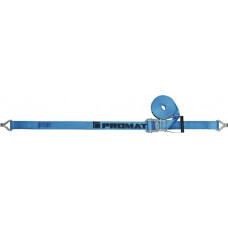 Sjorband DIN EN 12195-2 lengte 6 m breedte 50 mm met ratel + punthaak LC omdr. 4