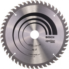 Kreissägeblatt Optiline Wood AD 235mm Z.48 WZ Bohr.30mm Schnitt-B.2,8mm HM BOSCH