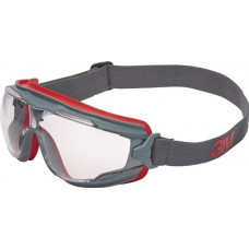 Volzicht-veiligheidsbril GoggleGear™ GG501V EN 166 montuur grijs, glazen helder