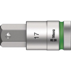 Dopsleutelbit 8740 C HF 1/2inch sleutelwijdte 17mm lengte 60mm WERA