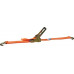 Sjorband DIN EN 12195-2 lengte 6 m breedte 50 mm trekratel + punthaak LC omdr. 5