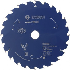 Cirkelzaagblad Expert for Wood buiten-d. 165 mm aantal tanden 24 WZ gat 20 mm sn