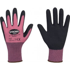 Handschoen LADY FLEXTER maat 6 roze/zwart EN 420/EN 388 PSA-categorie II STRONGH