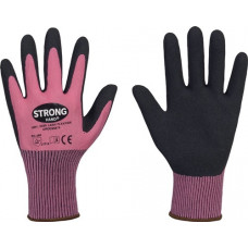 Handschoen LADY FLEXTER maat 7 roze/zwart EN 420/EN 388 PSA-categorie II STRONGH