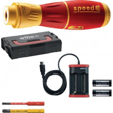 Schroevendraaier-set speedE® II electric 6-delig accu sleuf/(+/-sleuf/PZD) WIHA