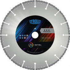 Zaagblad diamant CUT-ALL UC3 d. 230mm gat 22,23mm snijbreedte 3mm TYROLIT