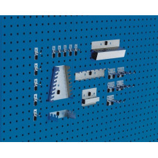 Gereedschaphouder-assortiment BxHmm 10 haken/5 div.houders/5 gereedsch.klem. BO