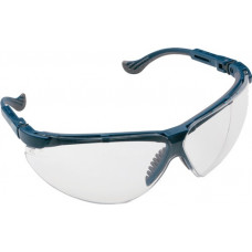 Veiligheidsbril XC EN 166-1FT beugel blauw, ringen helder polycarbonaat HONEYWEL