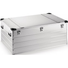 Aluminium box L1192xB790xH515mm 415 l met klapdeksel en stapelhoeken