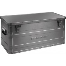 Aluminium box L780xB380xH380mm 90 l met klapdeksel en cilinderslot PROMAT