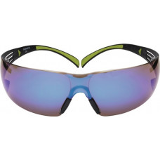 Veiligheidsbril SecureFit-SF400 EN 166, EN 172 beugel zwart groen, ringen blauw