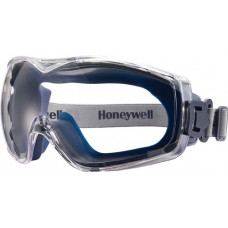 Volzicht-veiligheidsbril DuraMaxx EN 166 frame blauw, ring helder polycarbonaat