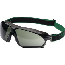 Volzicht-veiligheidsbril 625 EN 166 EN 170 EN 172 frame donkergrijs, ring groen