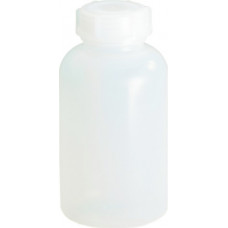 Fles met wijde hals totale hoogte 120mm totaal d. 64mm polyethyleen (LDPE) nat