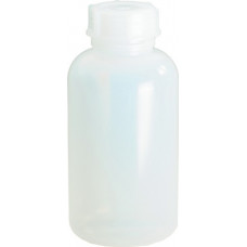 Fles met wijde hals totale hoogte 247mm totaal d. 120mm polyethyleen (LDPE) na