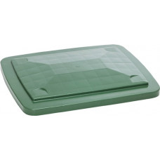 Deksel L790xB605mm groen hogedruk-polyethyleen voor transportbak 210 l CRAEMER