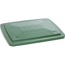 Deksel L945xB725mm groen hogedruk-polyethyleen voor transportbak 400 l CRAEMER