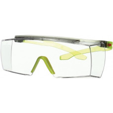 Veiligheidsbril SecureFit 3700 EN 166-1FT beugel grijs/limoengroen, ring helder