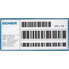 Etikettenhouder B220xH105mm magnetisch 10st./pak EICHNER