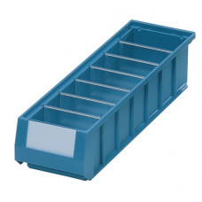 Dwarsdeler voor stellingbak B 117 x H 90 mm PK glashelder 10st./zak