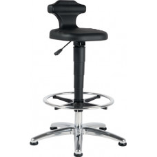Zit-/stastoel flex integraalschuim zithoogteverstelling 510-780 mm met voetring