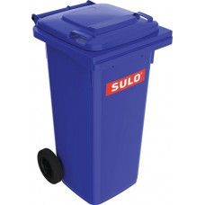 Vuilcontainer 120 l HDPe blauw verrijdbaar, volgens EN 840 SULO