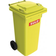 Vuilcontainer 120 l HDPe geel verrijdbaar, volgens EN 840 SULO