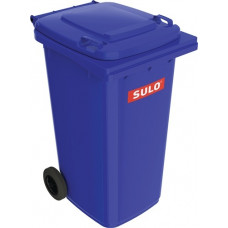 Vuilcontainer 240 l HDPe blauw verrijdbaar, volgens EN 840 SULO